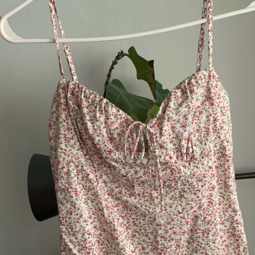 Cotton Candy LA Floral Cotton Mini Dress Sz M